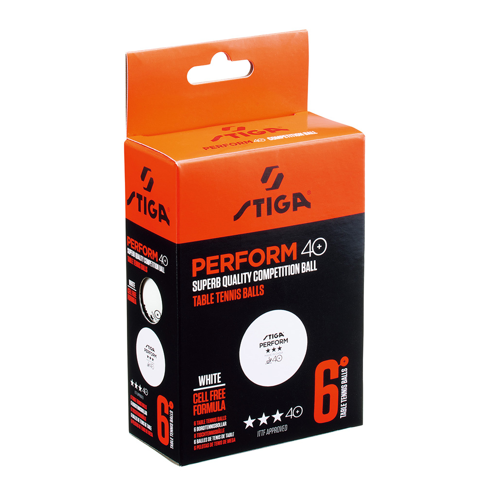 [STIGA]３スター パフォーム 40＋ 6球入り