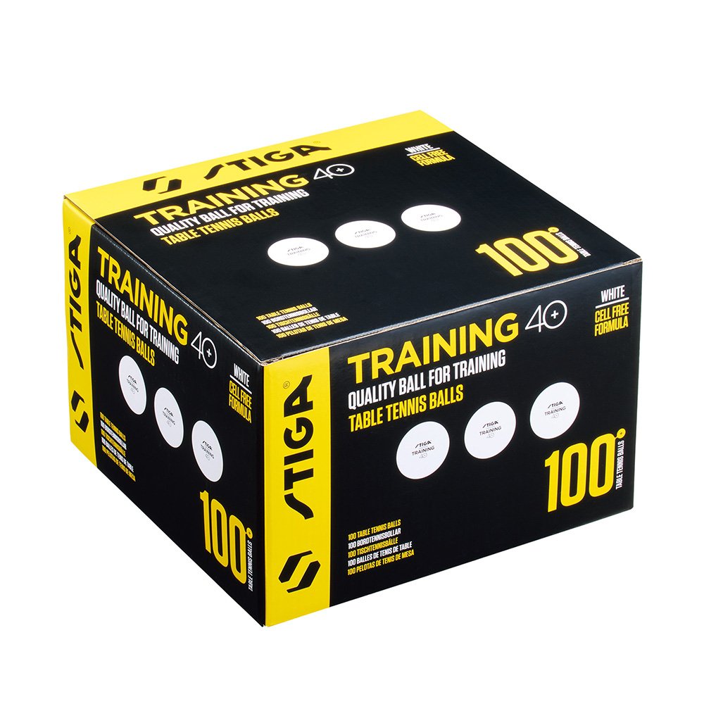 【生産終了】[STIGA]トレーニングボール 40＋ 100球入り
