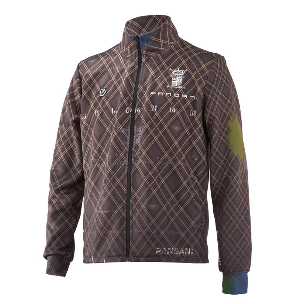 [Pandani]トラディショナル トラックスーツ-ジャケット/ カカオ90%