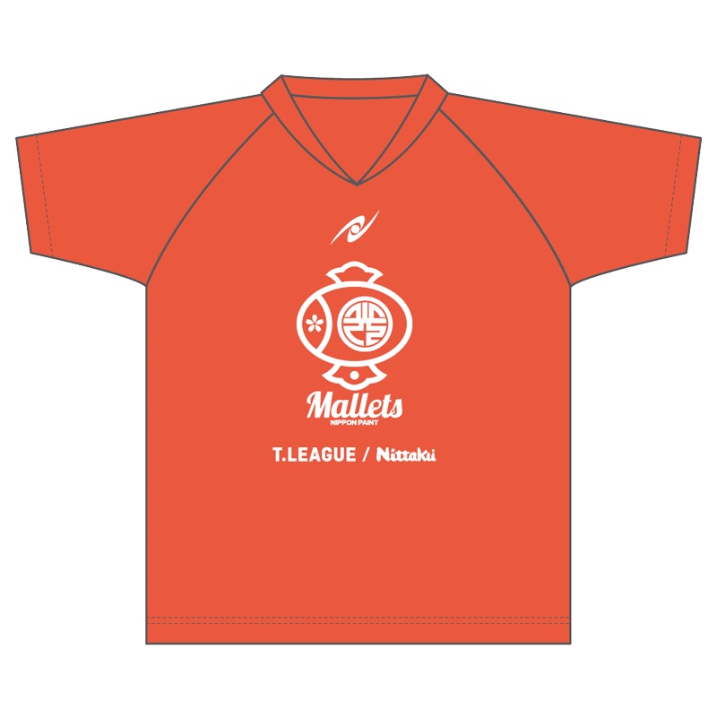 【生産終了】[Nittaku]日本ペイントマレッツ TリーグTシャツ