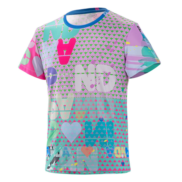 [Pandani]ハートフルパンダーニ スポーツTシャツ【EVO】/PANTAグレープ