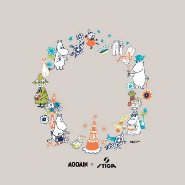 [STIGA]【数量限定】ラバー吸着シート ムーミンシリーズ01