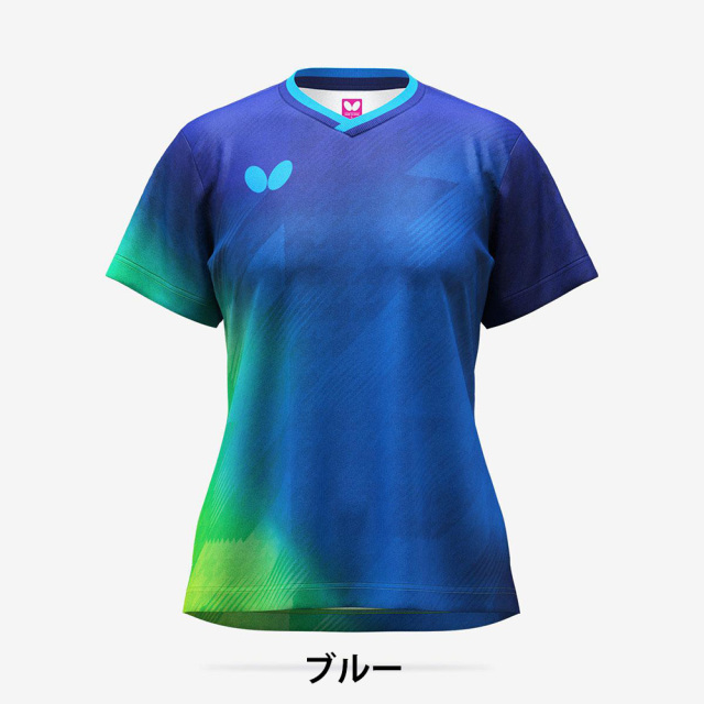 【廃盤特価】[Butterfly]セラシア・シャツ・レディース（ロゼ、ブルー）