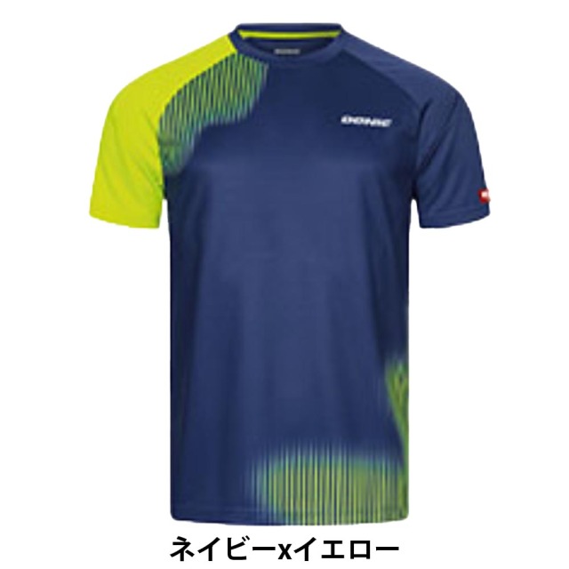 DONIC - 【希少品】ＤＯＮＩＣ／ドニック★シャツ ライオン★ブラック×イエロー★Ｌサイズ DONIC-JAPAN] DONIC シャツ ライオン