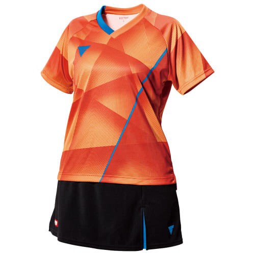 VICTAS]V-LGS201 ミングルスオンラインショップ ヴィクタス(VICTAS) 卓球 ゲームシャツ V-LGS201 レディース 公式 ヴィクタス(VICTAS) 卓球 レディース ゲームシャツ V LGS901 公式試合着用可