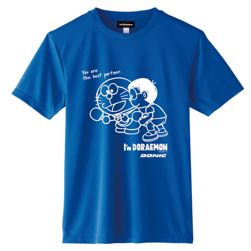 【生産終了】[DONIC]I'm DORAEMON 卓球Tシャツ C