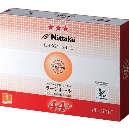 【生産終了】[Nittaku]ラージ44プラ 3スター(1ダース入)
