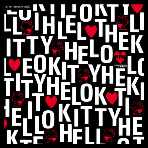 [三英]吸着シート ハローキティコラボ－Love Logo