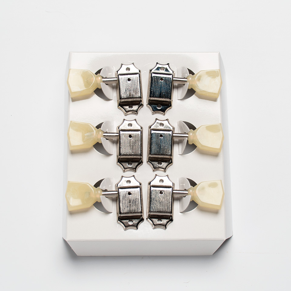 Kluson/Deluxe 3 per side / PB / Nickel / No Letter【お取り寄せ商品】