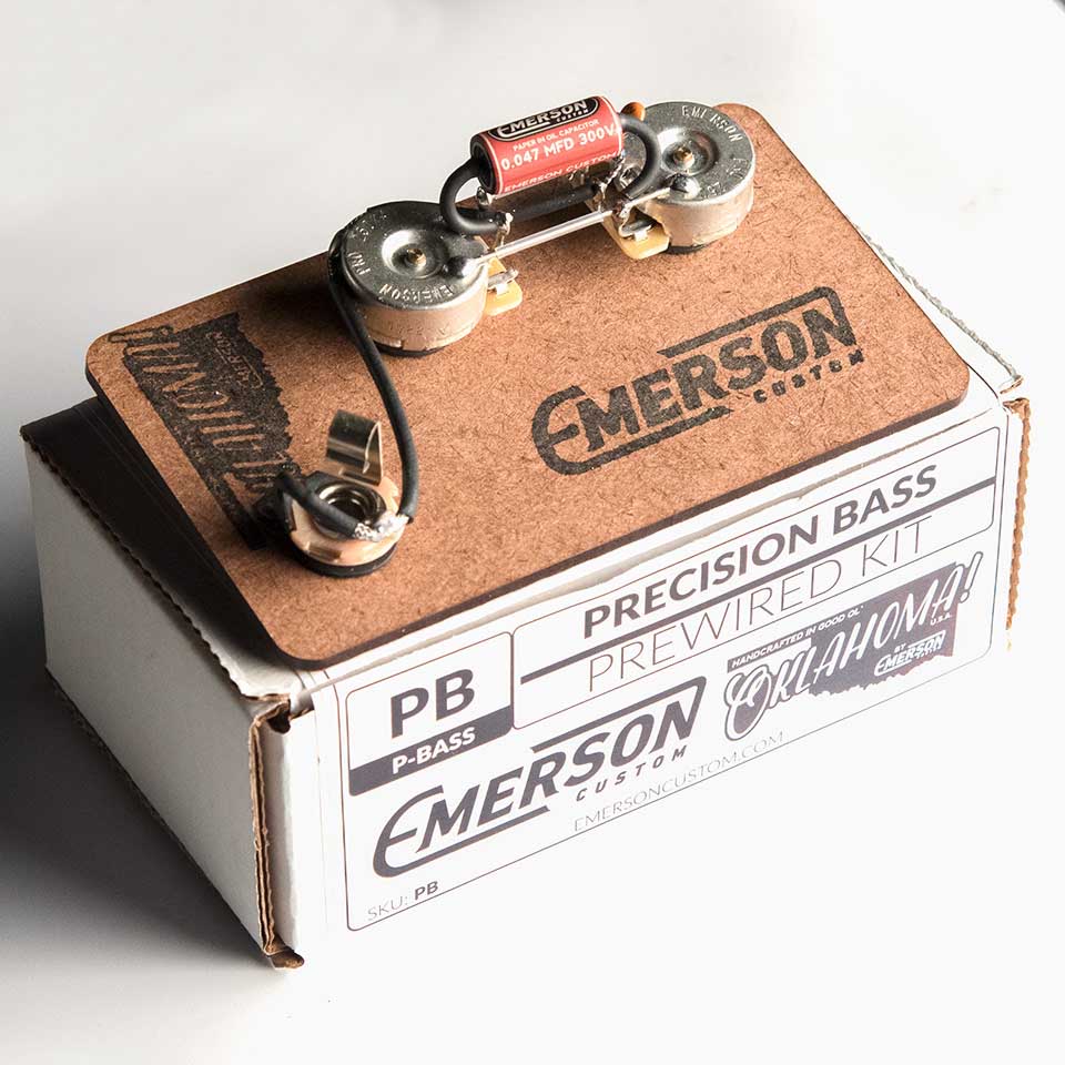 Emerson Custom Les Paul Prewired Kit With Short Shaft Pots