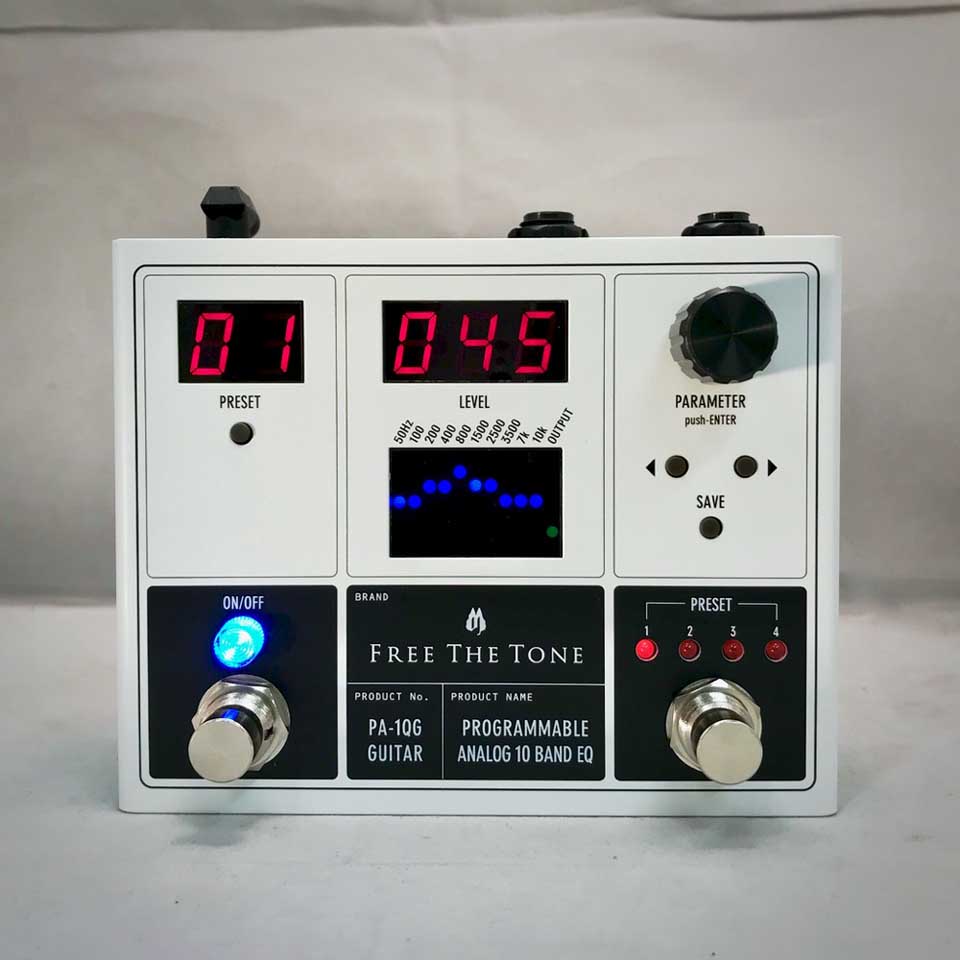 FREE THE TONE/PA-1QG PROGRAMMABLE ANALOG 10 BAND EQ【お取り寄せ商品】