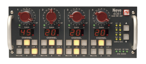 AMS NEVE/4081 Quad Mic Preamp