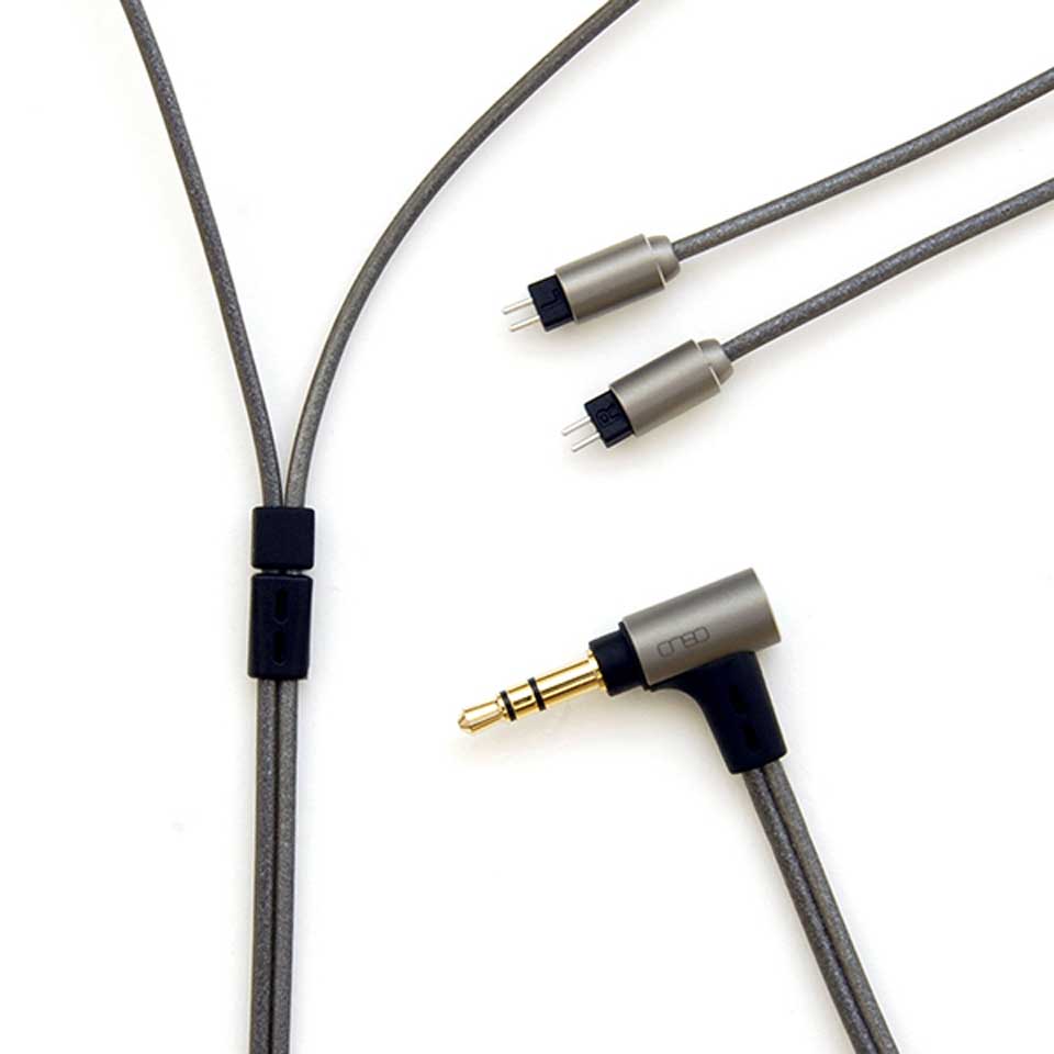 onso/iect_04 イヤホンケーブル 2pin-3.5mm 1.2m【IECT_04_UB3C_120】