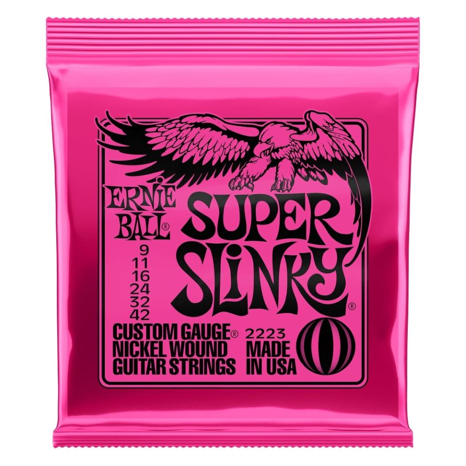 ERNIE BALL/2223 SUPER SLINKY 009～042 エレキギター弦【アーニーボール】【在庫あり】