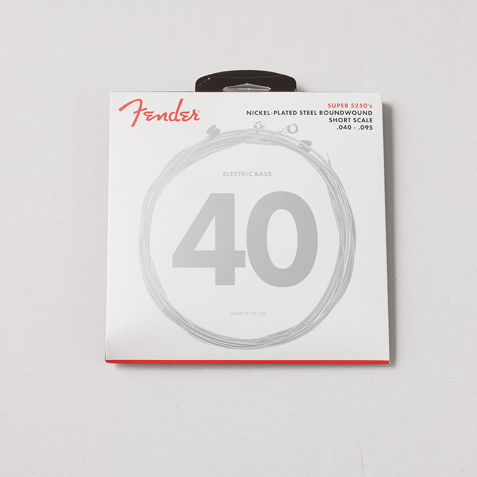 Fender/Super 5250 Bass Strings Nickel-Plated Steel Roundwound Short Scale 5250XL .040-.095 Gauges【在庫あり】