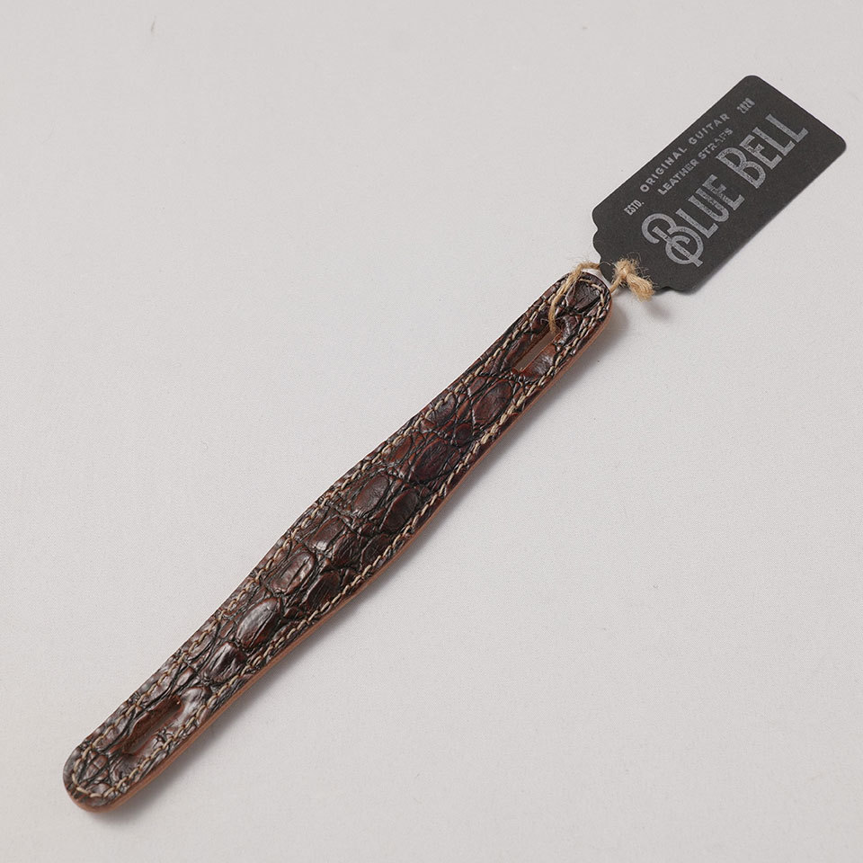Blue Bell Straps/Handle Strap (For Amps) Dark coffee crocodile 【BBZ050】【在庫あり】