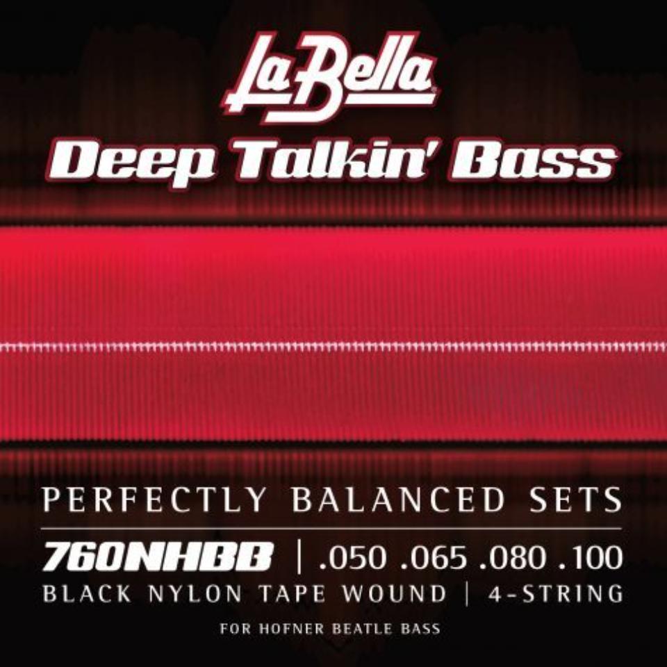 La Bella/760NHBB Hofner Beatle Bass Black【在庫あり】