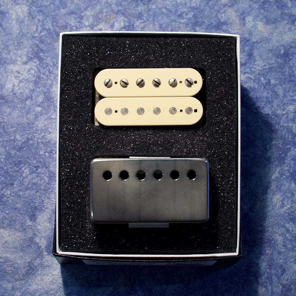 ThroBak/SLE-101 MXV BRIDGE AGED No solder NICKEL Double Cream 8.1k【レスポール】【PAF】【リア】【在庫あり】