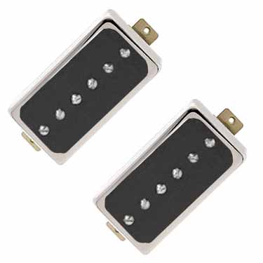LOLLAR PICKUPS/Novel 90【Nickel Cover / Black Gloss / Set】【お取り寄せ商品】