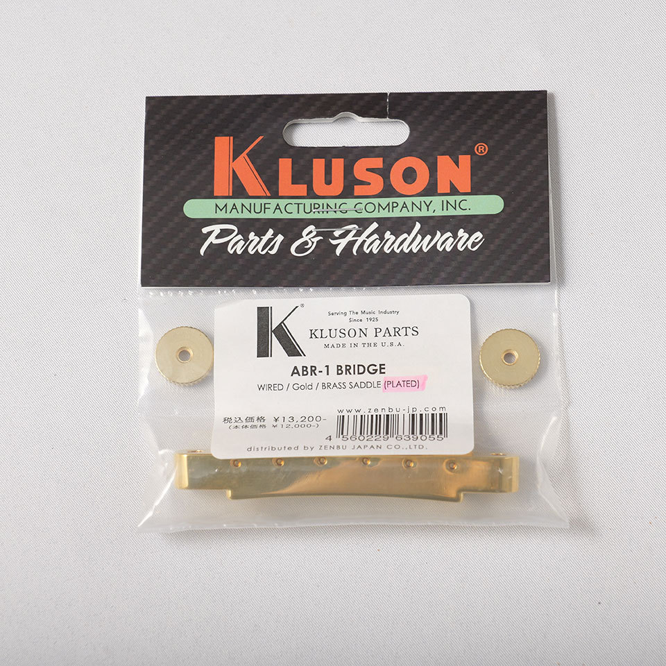 Kluson/ABR-1 BRIDGE WIRED BRASS SADDLE Gold【在庫あり】