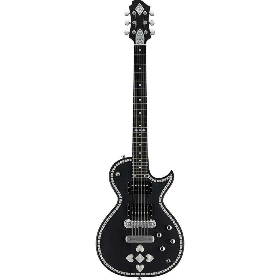 Zemaitis/IFG-AC-24 Heart (Black)【お取り寄せ商品】