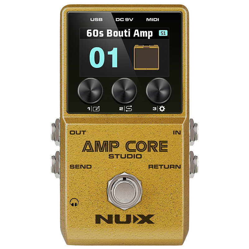NUX/Amp Core Studio -Amp Modeler & IR Pedal-【在庫あり】