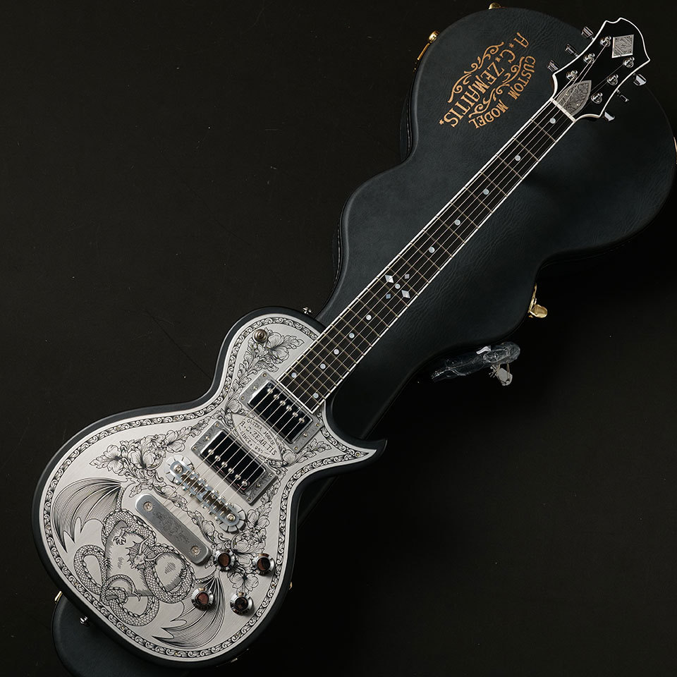 Zemaitis/MFG-AC-24 Dragon & Heart (Black)【在庫あり】【2506G1】