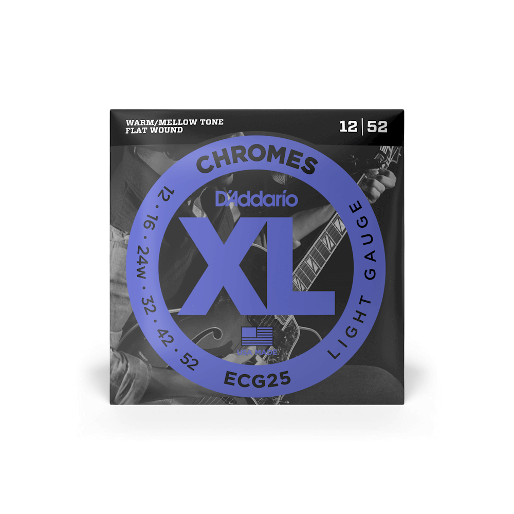 D'Addario/ECG25 012-052 フラットワウンド【在庫あり】
