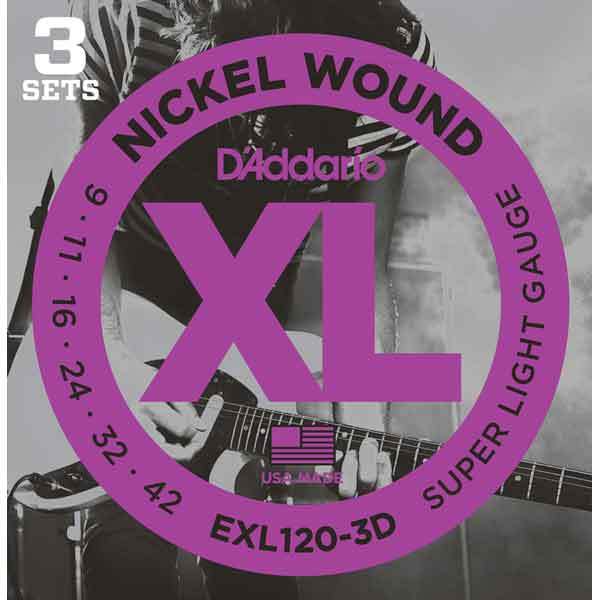 D'Addario/EXL120-3DBP【在庫あり】