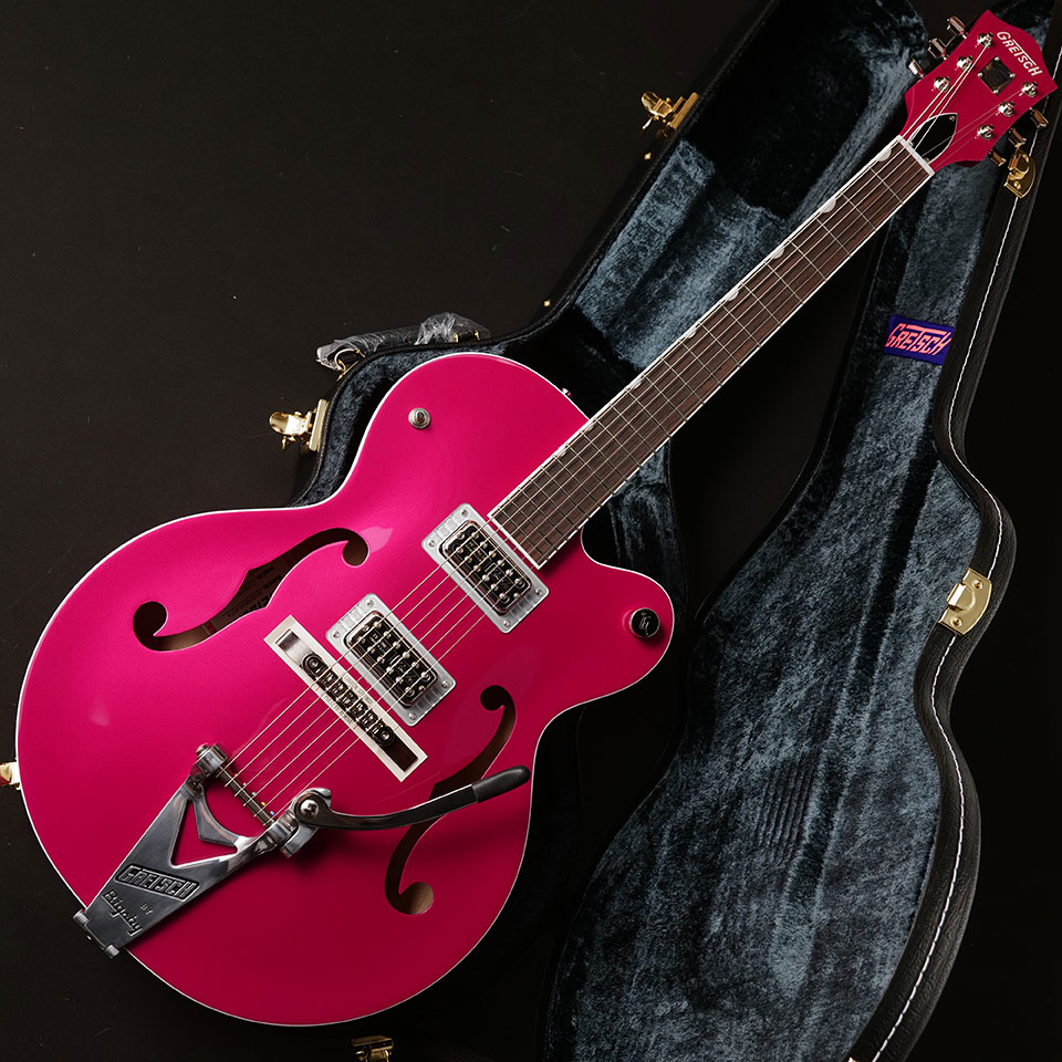 Gretsch/G6120T- HR Brian Setzer Signature Hot Rod Hollow Body with Bigsby Candy Magenta【春の音活セール品】【在庫あり】【送料無料】