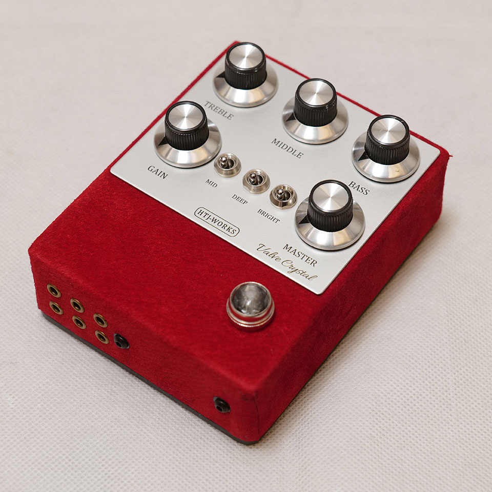 HTJ-WORKS/Valve Crystal 12AX7 Tube Preamp Silver Top Dark Red Suede【在庫あり】