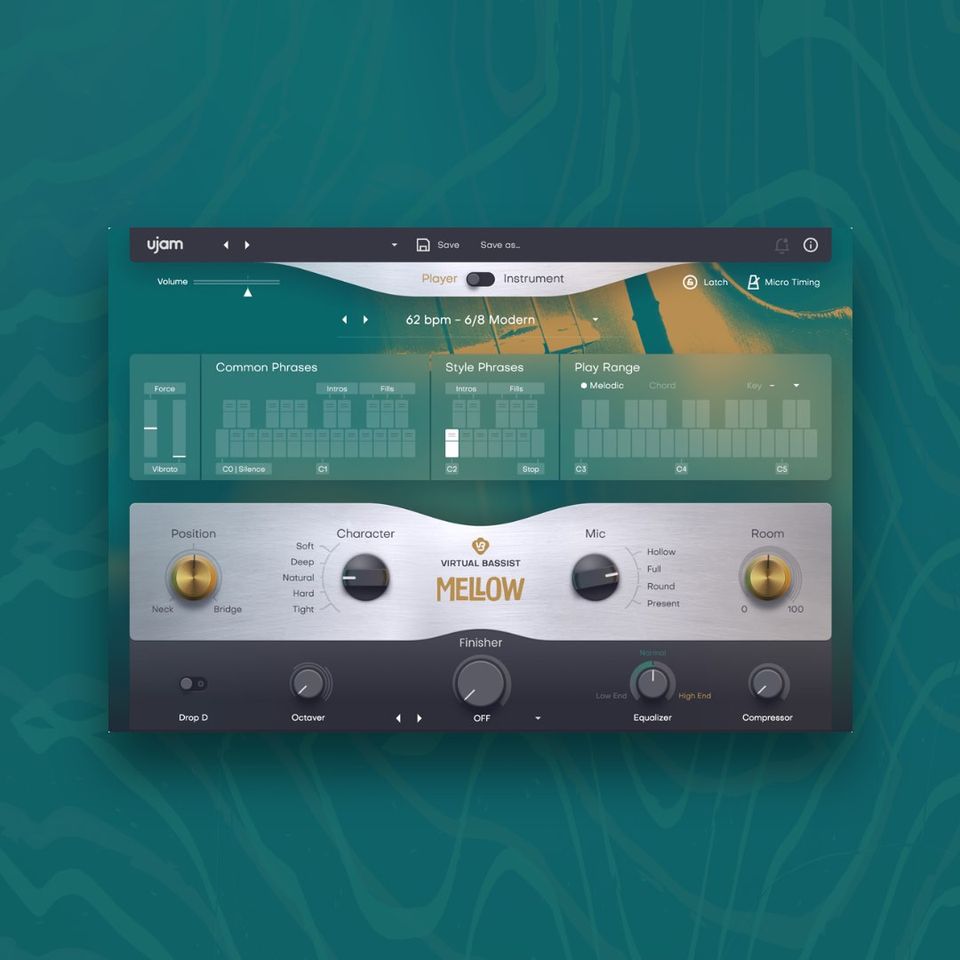 UJAM/VIRTUAL BASSIST - MELLOW 2【～05/13  期間限定特価キャンペーン】【オンライン納品】