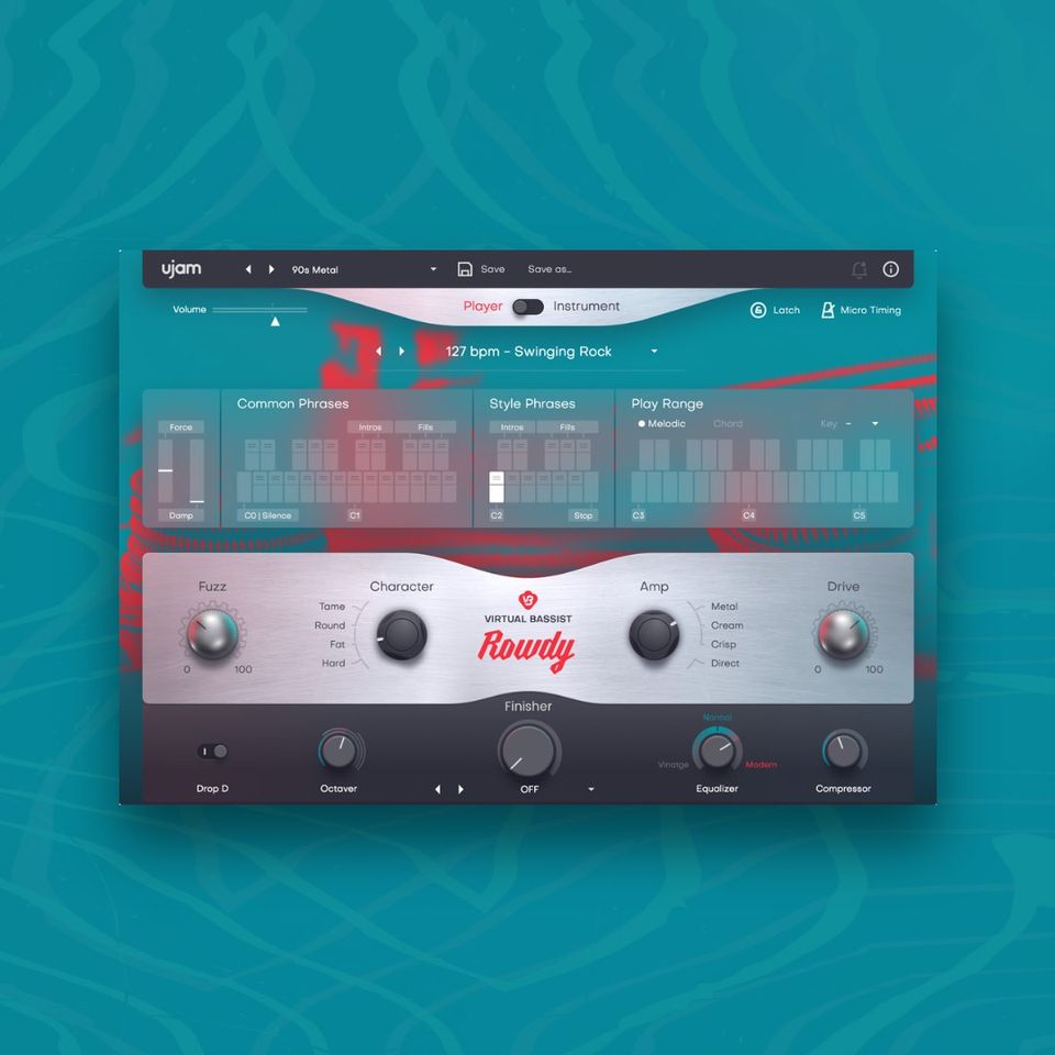 UJAM/VIRTUAL BASSIST - ROWDY 2【～05/13  期間限定特価キャンペーン】【オンライン納品】