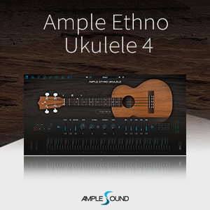 AMPLE SOUND/AMPLE ETHNO UKULELE 4【～05/12 期間限定特価キャンペーン】【オンライン納品】【在庫あり】