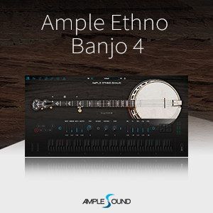 AMPLE SOUND/AMPLE ETHNO BANJO 4【～05/12 期間限定特価キャンペーン】【オンライン納品】【在庫あり】