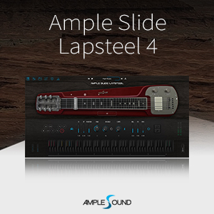 AMPLE SOUND/AMPLE SLIDE LAPSTEEL 4【～05/12 期間限定特価キャンペーン】【オンライン納品】【在庫あり】