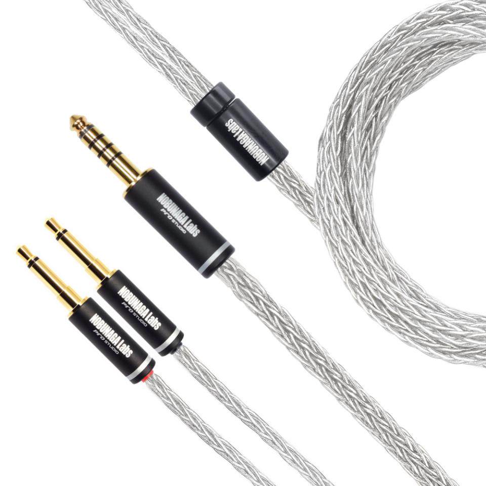 NOBUNAGA Labs/福音 極 (Fukuin-Kiwami) 【NLV-FKI-KWM】【4.4mm5極バランス/3.5mm2極モノラルミニ×2】