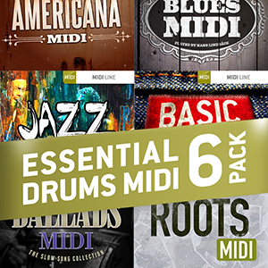 TOONTRACK/DRUM 6MIDI - ESSENTIAL DRUMS【オンライン納品】【在庫あり】