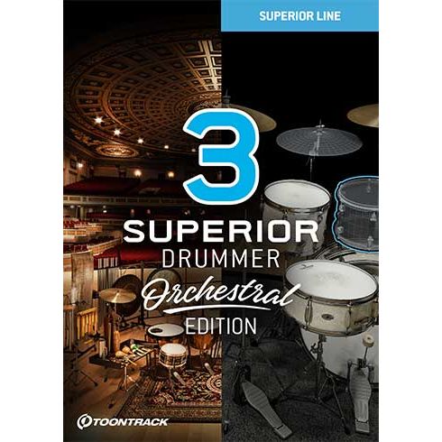 TOONTRACK/SUPERIOR DRUMMER 3 ORCHESTRAL EDITION【オンライン納品】【在庫あり】