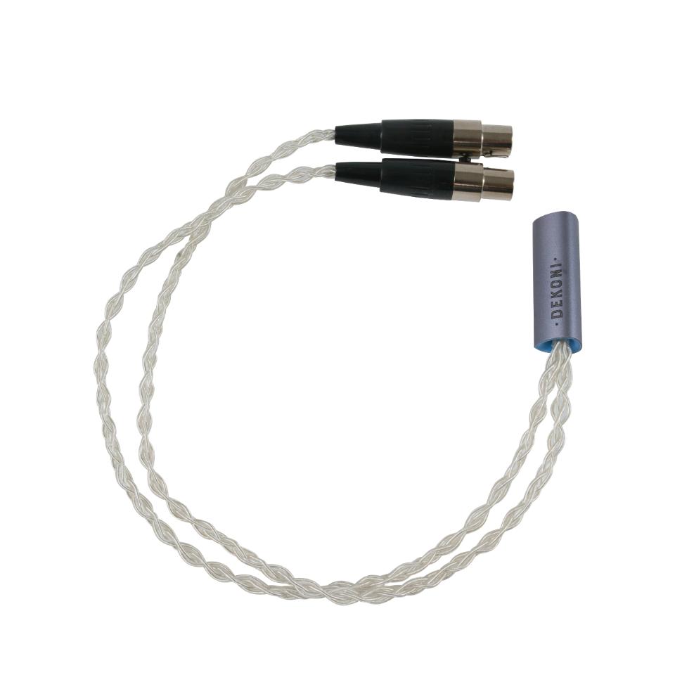 DEKONI AUDIO/Ensemble Cables Y-Split Mini XLR シルバー