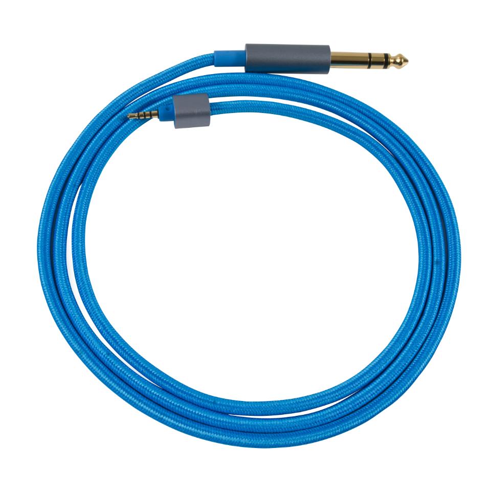DEKONI AUDIO/Ensemble Cables HP-Split 6.35mm ブルー（長さ160cm）