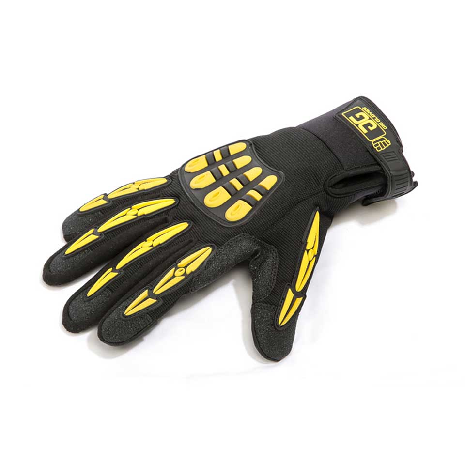 Gig Gear/ORIGINAL GIG GLOVES (Black/Yellow) Small