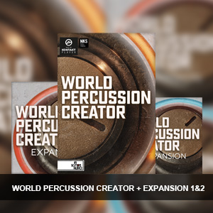 In Session Audio/WORLD PERCUSSION CREATOR + EXPANSION 1&2 【～05/12 期間限定特価キャンペーン】【オンライン納品】【在庫あり】