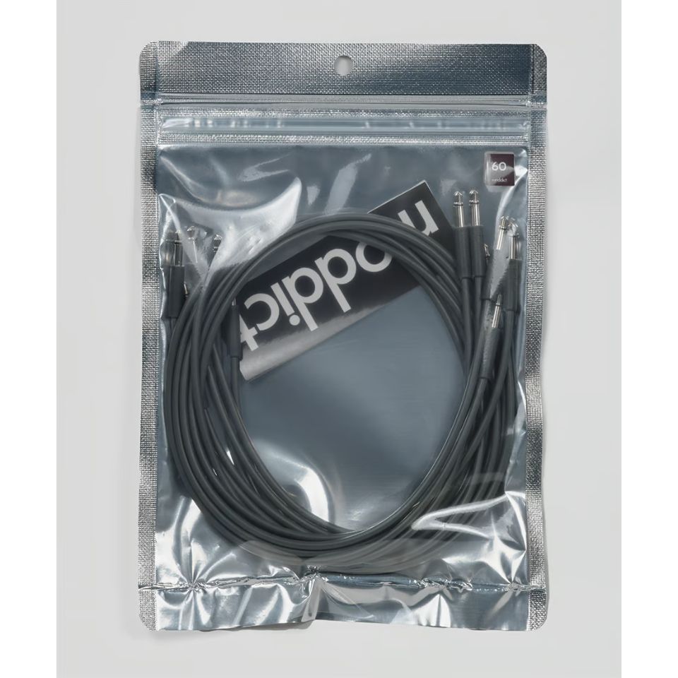 moddict/slim patch cable 60cm 6pack dark gray【在庫あり】