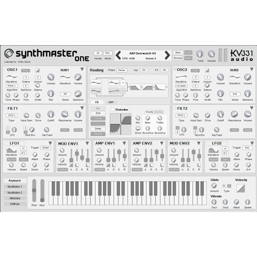 KV331/SYNTHMASTER ONE【オンライン納品】【在庫あり】