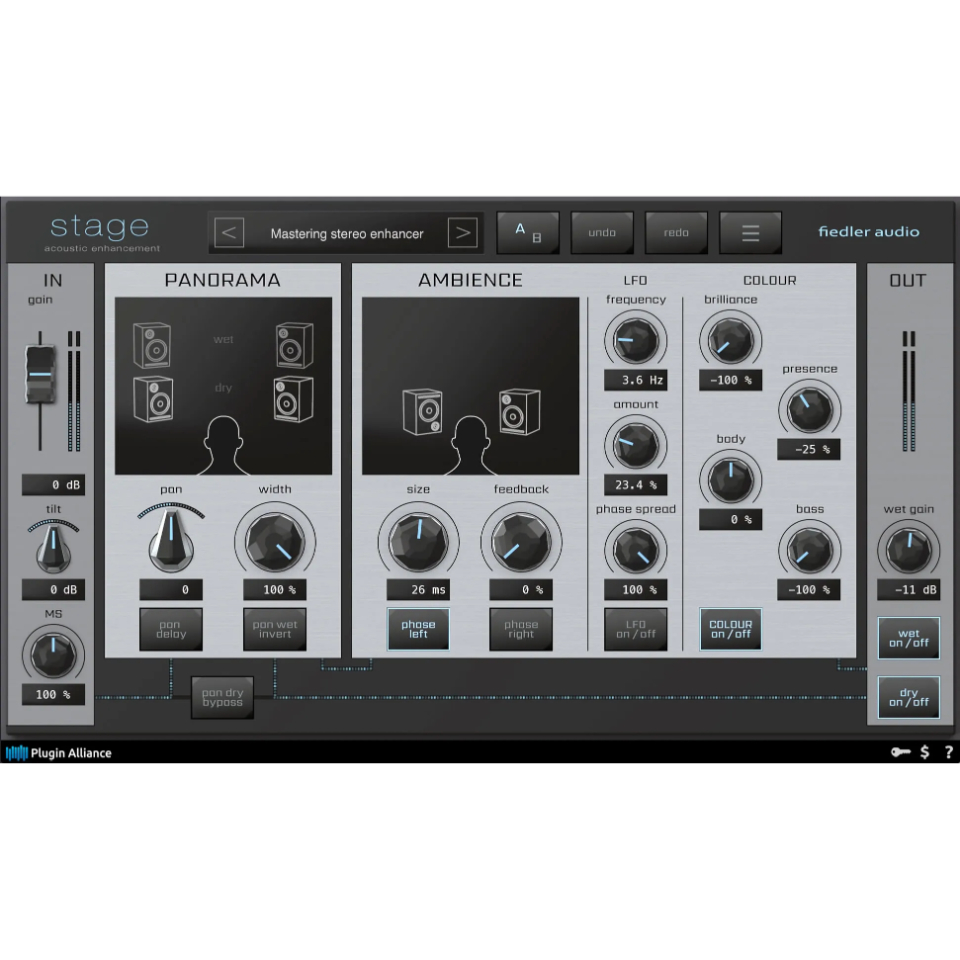 Plugin Alliance/fiedler audio stage【～05/31 期間限定特価キャンペーン】【オンライン納品】