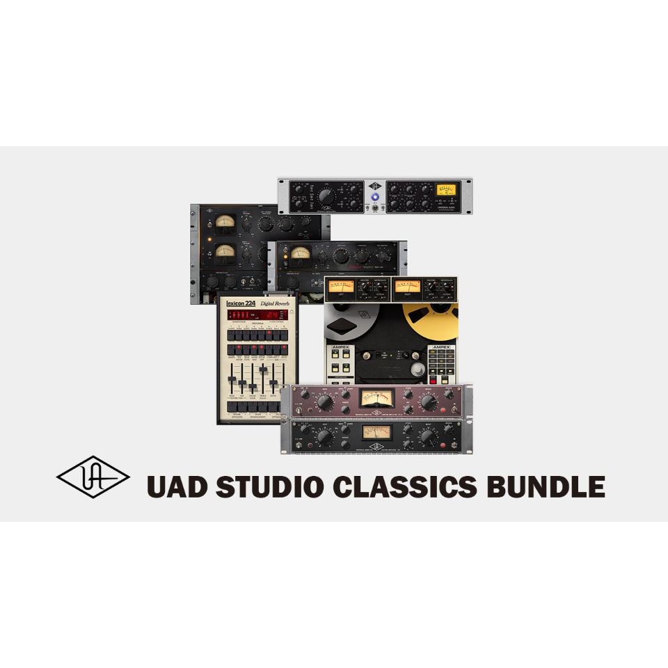 UNIVERSAL AUDIO/UAD Studio Classics Bundle【オンライン納品】