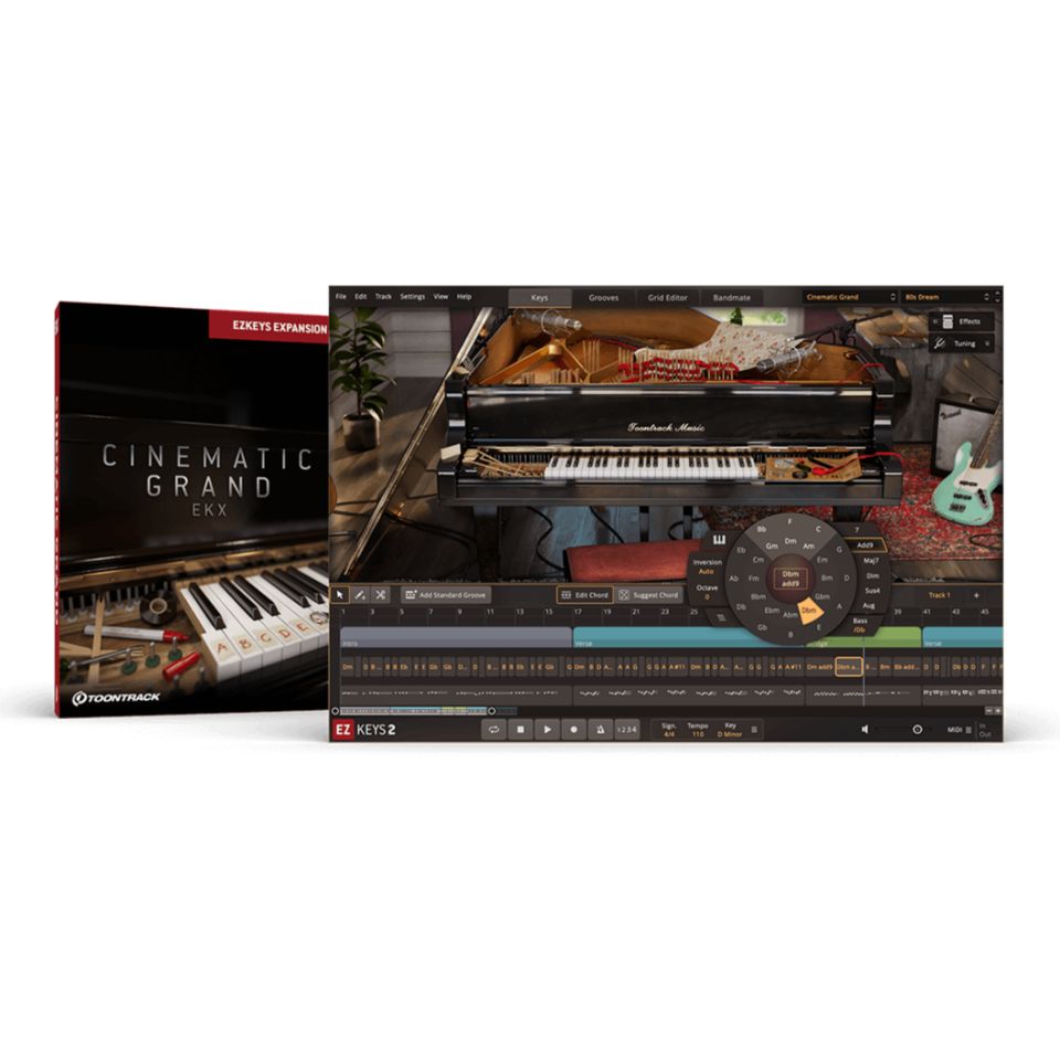 TOONTRACK/EKX - CINEMATIC GRAND【EZ KEYSシリーズ拡張音源】【オンライン納品】【在庫あり】