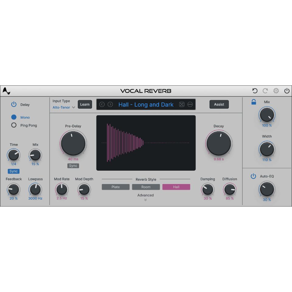 Antares/Vocal Reverb【オンライン納品】