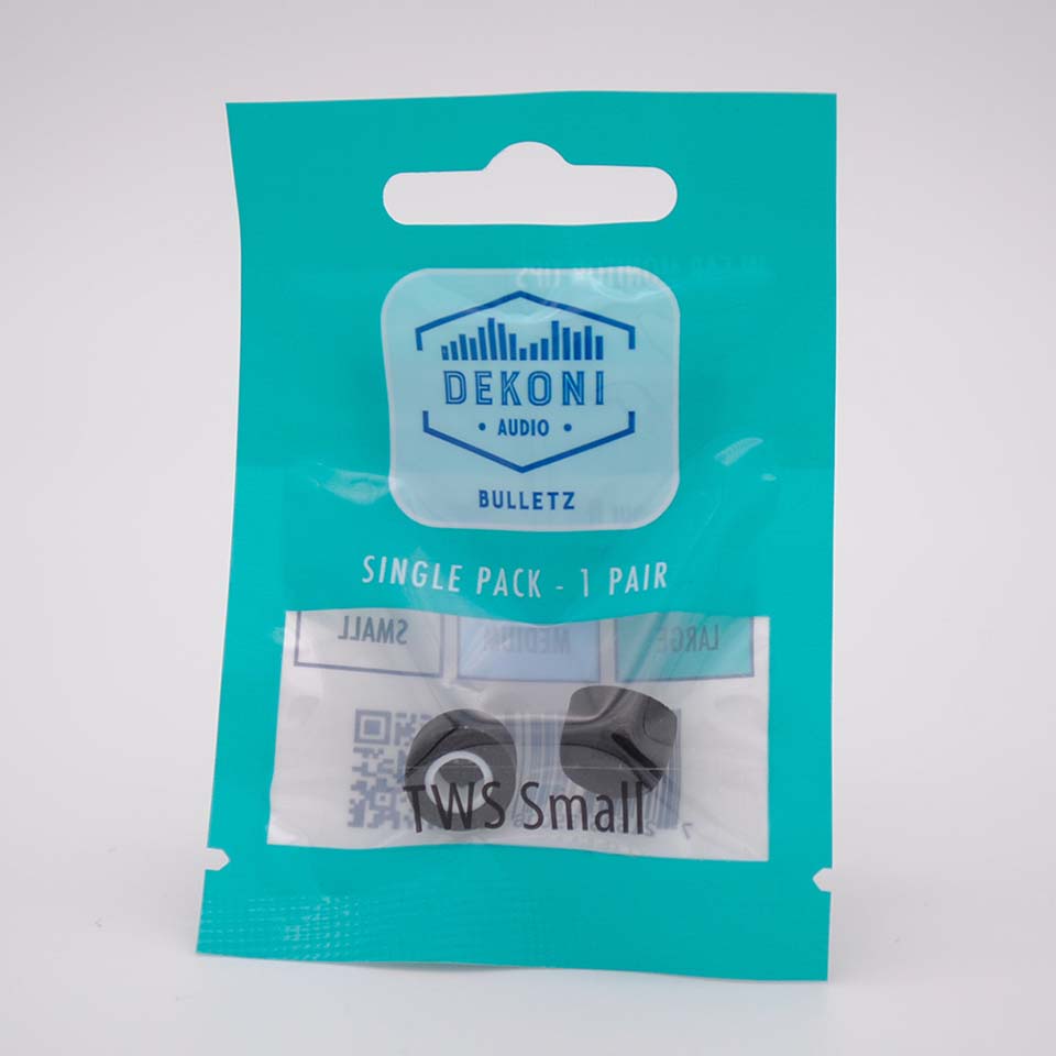 Dekoni Audio/BULLETZ TWS - Single M【Mサイズ1ペア】【S-TWS-MED】【ネコポス発送】